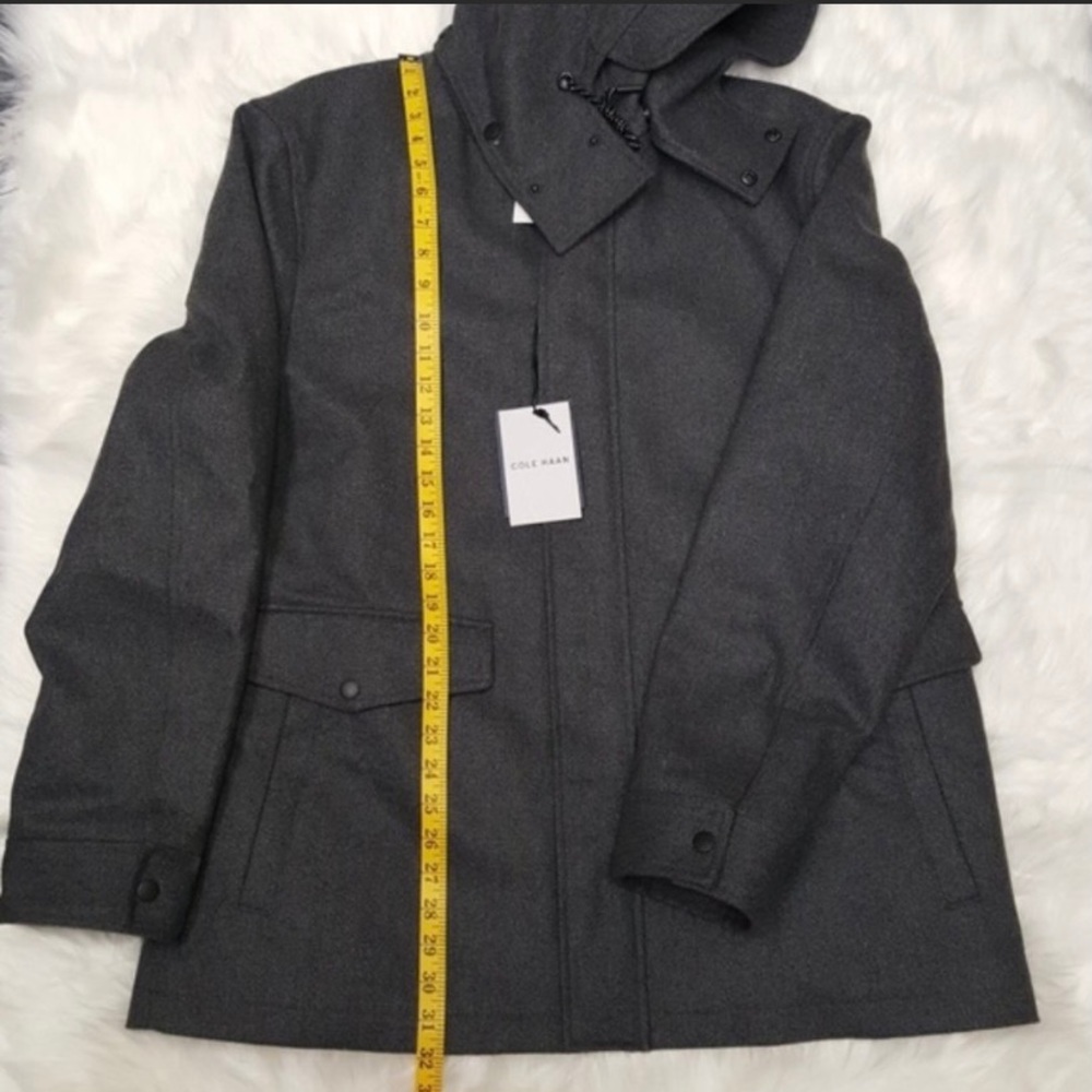 Cole Haan Men’s Waterproof Wool Jacket
